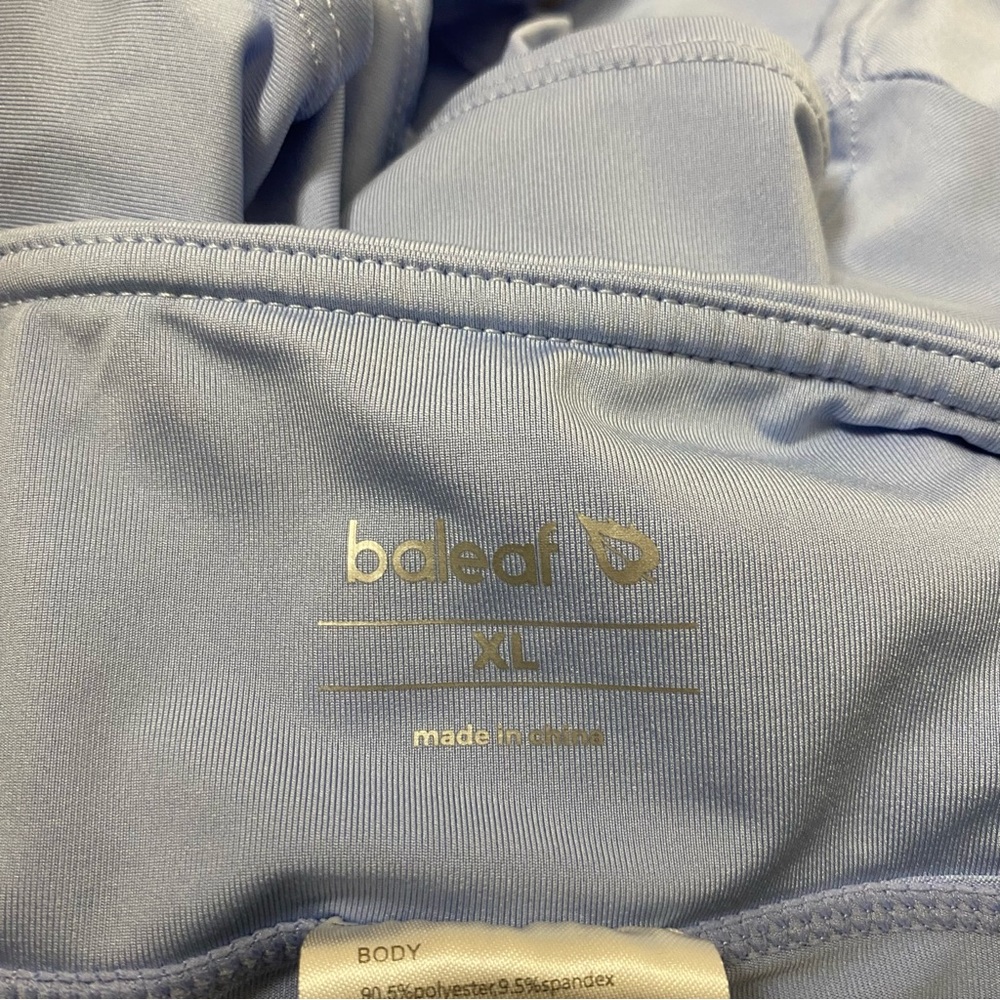 Baleaf periwinkle blue sporty athletic tennis golf layered skirt skort size XL - Picture 10 of 12